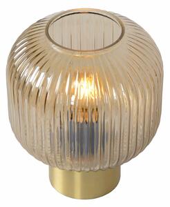 Lucide 45586/20/62 - Stolní lampa MALOTO 1xE27/40W/230V béžová/zlatá