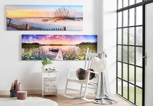 OBRAZ NA PLÁTNĚ, pláž a moře, 180/60 cm Euroart - Obrazy na plátně