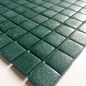 Hisbalit Obklad skleněná zelená Mozaika 220B PROTISKLUZ 2,5x2,5 2,5x2,5 (33,33x33,33) cm - 25220BBH