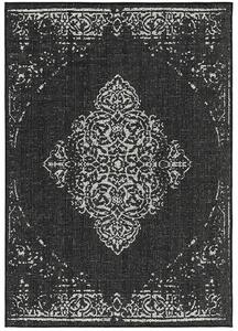 Breno Kusový koberec SUNNY 4416 Black, Šedá, Černá, 140 x 200 cm
