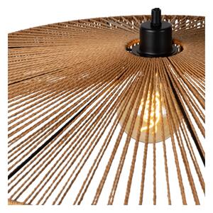Lucide 10413/70/72 - Lustr na lanku YUNKAI 1xE27/60W/230V pr. 70 cm hnědá