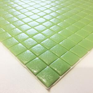 Hisbalit Skleněná mozaika zelená Mozaika 115A PROTISKLUZ 2,5x2,5 2,5x2,5 (33,33x33,33) cm - 25115ABH