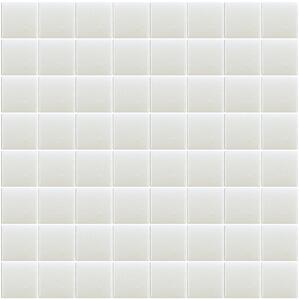 Hisbalit Skleněná mozaika bílá Mozaika 103A MAT 4x4 4x4 (32x32) cm - 40103AMH