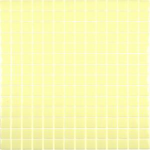 Hisbalit Obklad skleněná žlutá Mozaika 303B LESK 2,5x2,5 2,5x2,5 (33,3x33,3) cm - 25303BLH