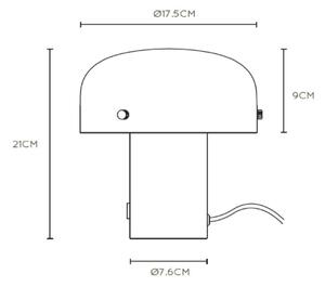 Lucide 05538/01/02 - Stmívatelná stolní lampa TIMON 1xE14/10W/230V pr. 17,5 cm