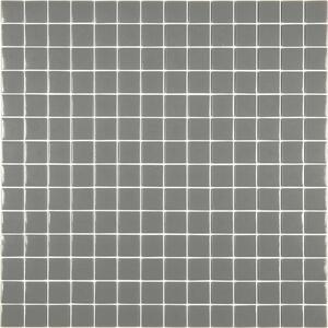 Hisbalit Skleněná mozaika šedá Mozaika 106A LESK 2,5x2,5 2,5x2,5 (33,3x33,3) cm - 25106ALH