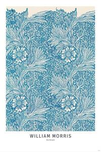 Plakát, Obraz - William Morris - Blue Marigold, (61 x 91.5 cm)