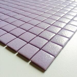Hisbalit Obklad skleněná fialová Mozaika 309B PROTISKLUZ 2,5x2,5 2,5x2,5 (33,33x33,33) cm - 25309BBH