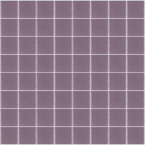 Hisbalit Obklad skleněná fialová Mozaika 251A LESK 4x4 4x4 (32x32) cm - 40251ALH