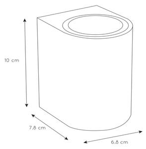 Lucide 69801/01/31 - Venkovní nástěnné svítidlo ZARO 1xGU10/35W/230V IP44 bílá