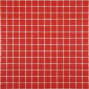 Hisbalit Skleněná mozaika červená Mozaika 176F LESK 2,5x2,5 2,5x2,5 (33,3x33,3) cm - 25176FLH