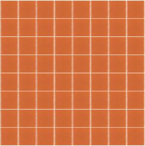 Hisbalit Skleněná mozaika oranžová Mozaika 304C LESK 4x4 4x4 (32x32) cm - 40304CLH