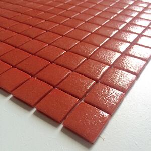 Hisbalit Skleněná mozaika červená Mozaika 172E PROTISKLUZ 2,5x2,5 2,5x2,5 (33,33x33,33) cm - 25172EBH