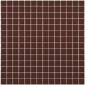 Hisbalit Skleněná mozaika hnědá Mozaika 210A LESK 2,5x2,5 2,5x2,5 (33,3x33,3) cm - 25210ALH