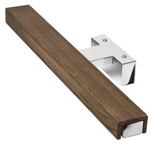 Brilagi-LED Koupelnové osvětlení zrcadla WOODY MIRROR LED/8W/230V IP44 dub/chrom