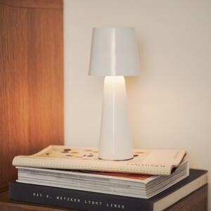 Bílá kovová stolní LED lampa Kave Home Arenys S