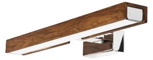 Brilagi-LED Koupelnové osvětlení zrcadla WOODY MIRROR LED/8W/230V IP44 dub/chrom