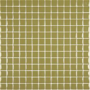 Hisbalit Skleněná mozaika zelená Mozaika 337B MAT 2,5x2,5 2,5x2,5 (33,33x33,33) cm - 25337BMH