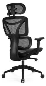 Kancelářská ergonomická židle LEVANO černá