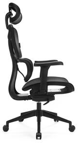 Kancelářská ergonomická židle LEVANO černá