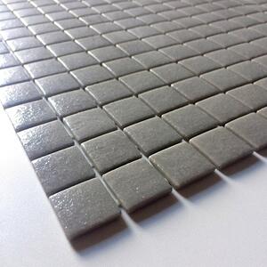 Hisbalit Skleněná mozaika šedá Mozaika 325A PROTISKLUZ 2,5x2,5 2,5x2,5 (33,33x33,33) cm - 25325ABH