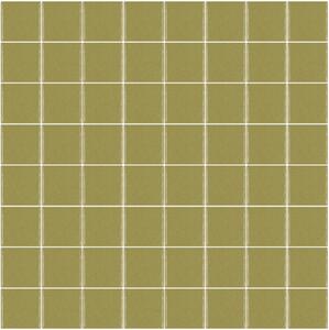 Hisbalit Skleněná mozaika zelená Mozaika 337B MAT 4x4 4x4 (32x32) cm - 40337BMH