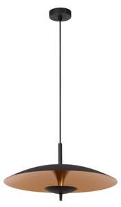 Lucide 30461/09/30 - LED Stmívatelný lustr na lanku VULCAN LED/9W/230V černá