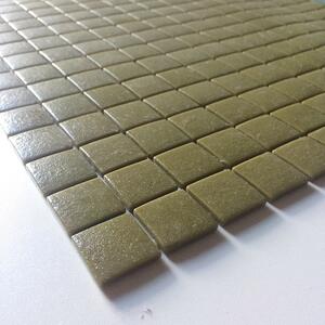 Hisbalit Skleněná mozaika zelená Mozaika 337B PROTISKLUZ 2,5x2,5 2,5x2,5 (33,33x33,33) cm - 25337BBH