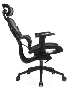 Kancelářská ergonomická židle LEVANO černá