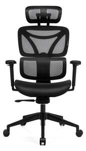 Kancelářská ergonomická židle LEVANO černá