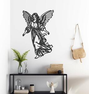 DUBLEZ | Dřevěný obraz anděla na zeď - Posel