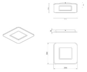 Lucide 44111/24/31 - LED Stmívatelné stropní svítidlo AXELLE LED/24W/230V bílá