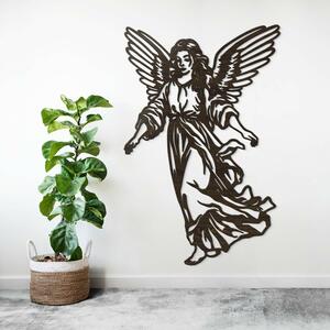 DUBLEZ | Dřevěný obraz anděla na zeď - Posel