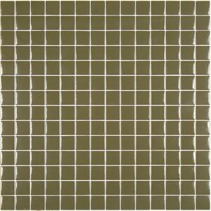 Hisbalit Skleněná mozaika hnědá Mozaika 321A LESK 2,5x2,5 2,5x2,5 (33,3x33,3) cm - 25321ALH