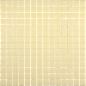 Hisbalit Skleněná mozaika béžová Mozaika 332B LESK 2,5x2,5 2,5x2,5 (33,3x33,3) cm - 25332BLH