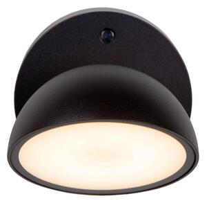 Lucide 22865/12/30 - LED Venkovní nástěnné svítidlo FINN LED/12W/230V IP54 černá