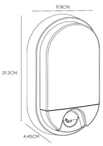 Lucide 22864/10/30 - LED Venkovní svítidlo se senzorem HUPS LED/10W/230V IP54