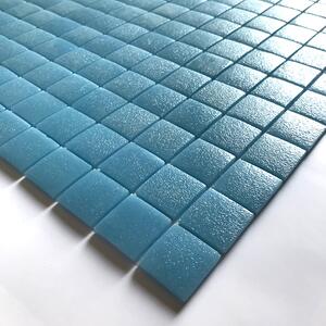 Hisbalit Obklad skleněná modrá Mozaika DEVA NON SLIP B 2,5x2,5 (33,3x33,3) cm - 25DEVABH