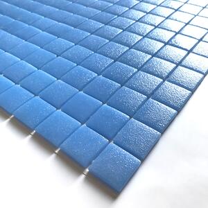 Hisbalit Skleněná mozaika modrá Mozaika EBRO NON SLIP R11/C 2,5x2,5 (33,3x33,3) cm - 25EBROA3H