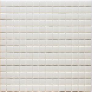 Hisbalit Obklad skleněná bílá Mozaika PAS 2,5x2,5 (33,3x33,3) cm - 25PASLH
