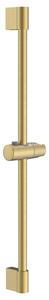 Sapho Sprchová tyč, posuvný držák, kulatá, 708mm, ABS/zlatá
