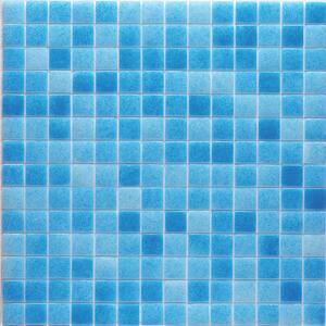 Hisbalit Obklad skleněná modrá Mozaika MAR 2,5x2,5 (33,3x33,3) cm - 25MARLH