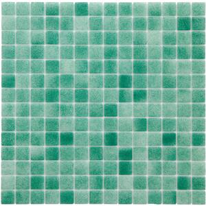 Hisbalit Skleněná mozaika zelená Mozaika ADRIATICO 2,5x2,5 (33,3x33,3) cm - 25ADRILH