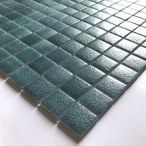 Hisbalit Skleněná mozaika zelená Mozaika MARMARA NON SLIP R11/C 2,5x2,5 (33,3x33,3) cm - 25MARMA3H