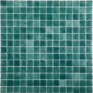 Hisbalit Obklad skleněná zelená Mozaika MARMARA 2,5x2,5 (33,3x33,3) cm - 25MARMLH