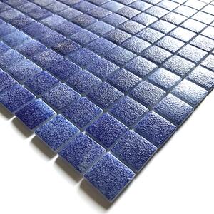 Hisbalit Skleněná mozaika modrá Mozaika JÓNICO NON SLIP R11/C 2,5x2,5 (33,3x33,3) cm - 25JONIA3H