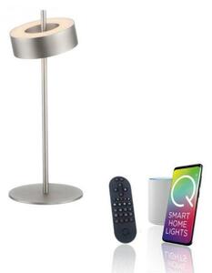 PAUL NEUHAUS LED stolní lampa Q-ROTATE hliník Smarthome s aplikací ZigBee 2700-5000K PN 4324-95