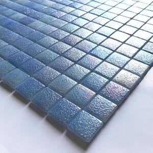 Hisbalit Obklad skleněná modrá Mozaika CAPRI NON SLIP B 2,5x2,5 (33,3x33,3) cm - 25CAPRBH