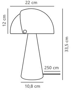 DFTP by Nordlux-Stolní lampa s nastavitelným stínítkem ALIGN 1xE27/25W/230V čern 7