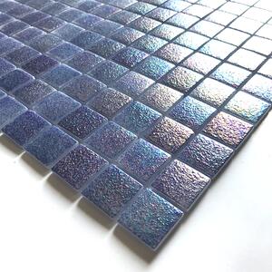 Hisbalit Obklad skleněná modrá Mozaika SICILIA NON SLIP B 2,5x2,5 (33,3x33,3) cm - 25SICIBH
